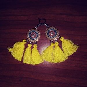 Bohemian Tassel Earrings:  New in Pkg